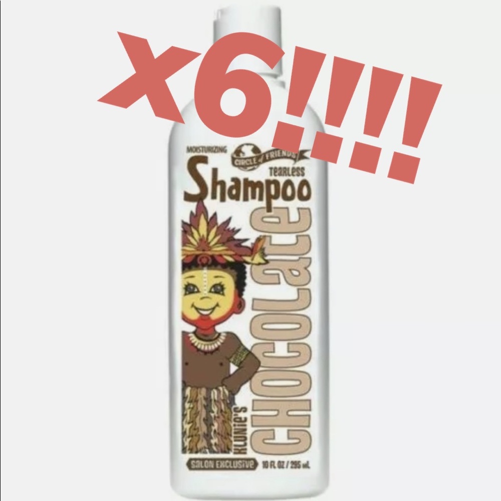 NEW 6 Bottles of Circle of Friends Klunies Chocolate Shampoo